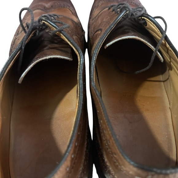 Ralph Lauren Wing Tip Oxfords‎ Dark Brown Men\'s Size 11.5 Vintage Made In USA main image 10